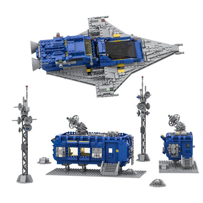 Classic Space Base Building Kit | LEGO-Compatible MOC - 3