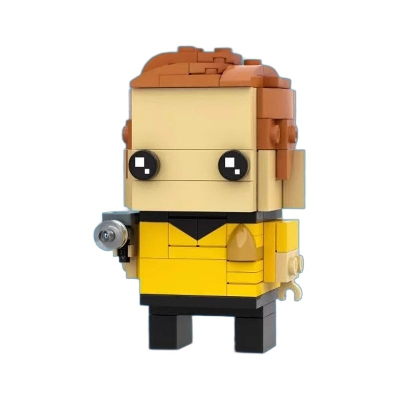 Classic Space Captain BrickHeadz Building Kit | LEGO-Compatible MOC - 2