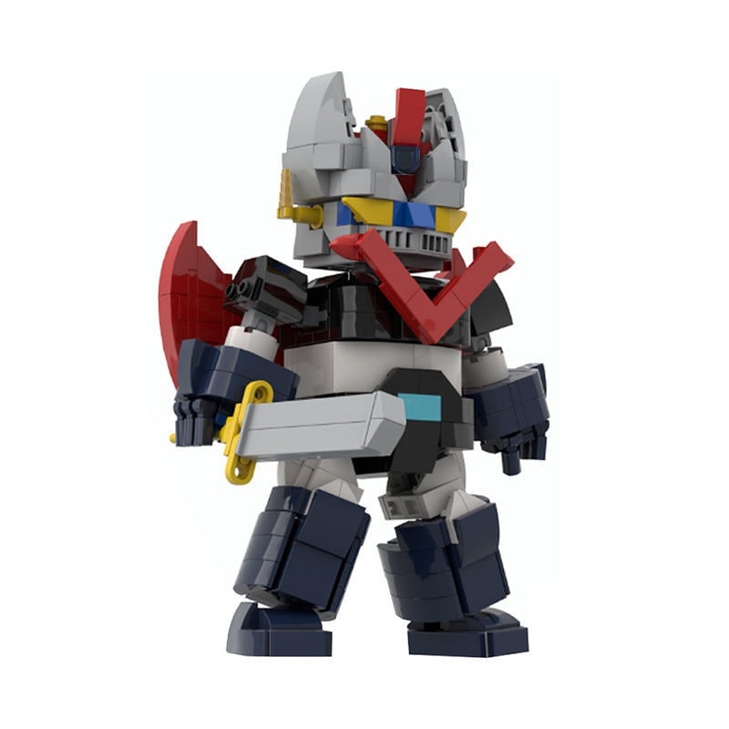 Classic Super Robot SD MOC Building Kit | Mecha Figure Model - 2