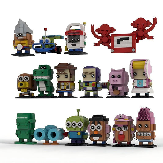 Classic Toy Cube Character MOC Building Kit | Custom Display Model - 19