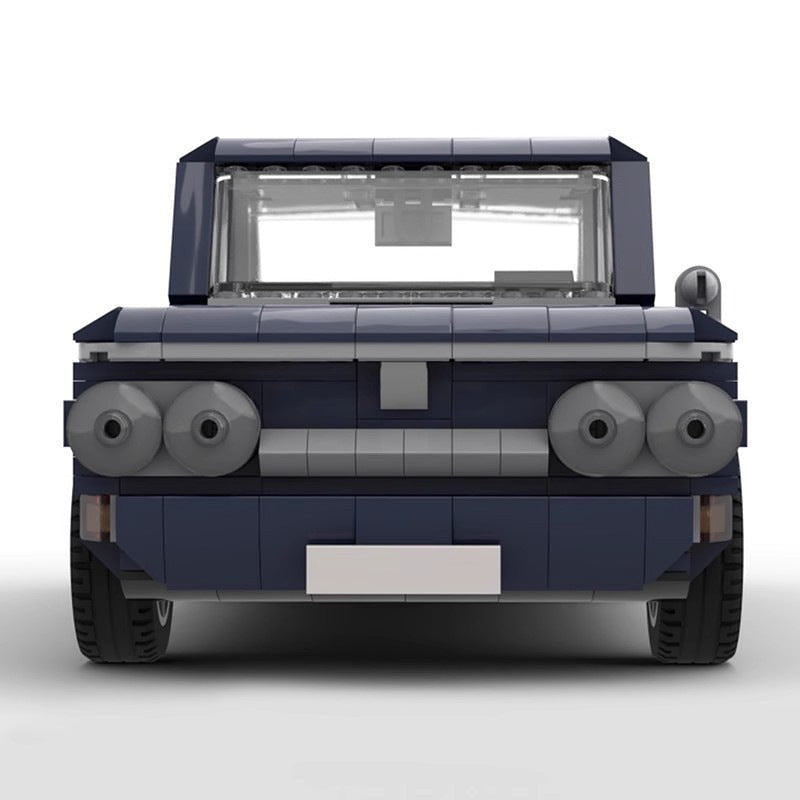 Classic TT Sport Sedan MOC Building Kit | Vintage Sports Car Model - 1