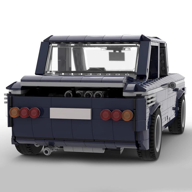 Classic TT Sport Sedan MOC Building Kit | Vintage Sports Car Model - 2