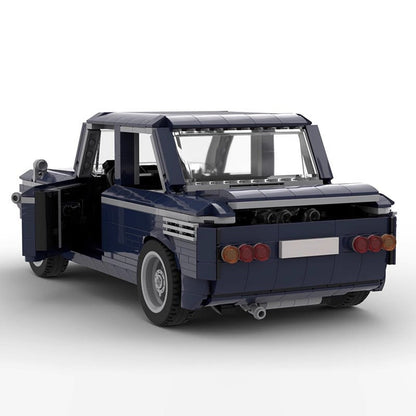 Classic TT Sport Sedan MOC Building Kit | Vintage Sports Car Model - 4
