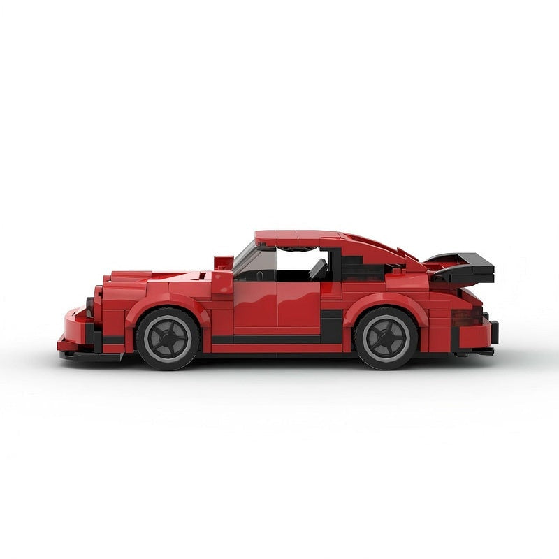 Classic Turbo Widebody Sports Coupe MOC Building Kit | 8-Stud Car Model - 8