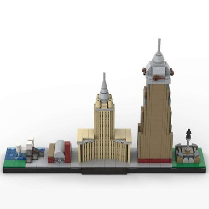 Cleveland Ohio Skyline MOC Building Kit | City Architecture Model - 7