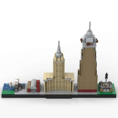 Cleveland Ohio Skyline MOC Building Kit | City Architecture Model - 7