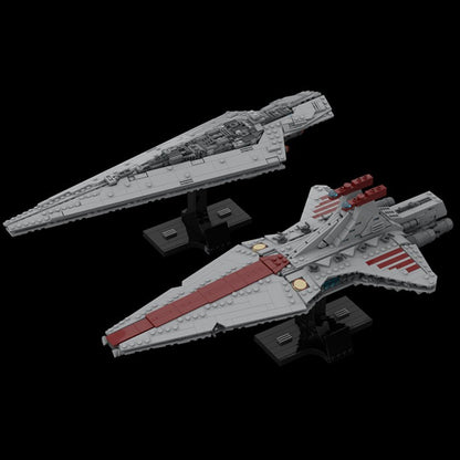 Clone Era Republic Battle Cruiser Building Kit | LEGO-Compatible MOC - 3