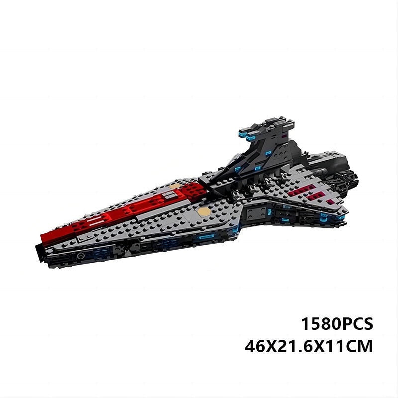 Clone Era Republic Battle Cruiser Building Kit | Sci-Fi Capital Spacecraft - 3
