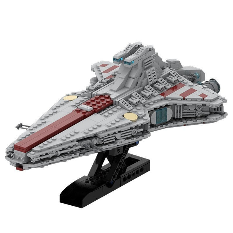 Clone Era Republic Battle Cruiser Building Kit | Sci-Fi Capital Spacecraft - 4