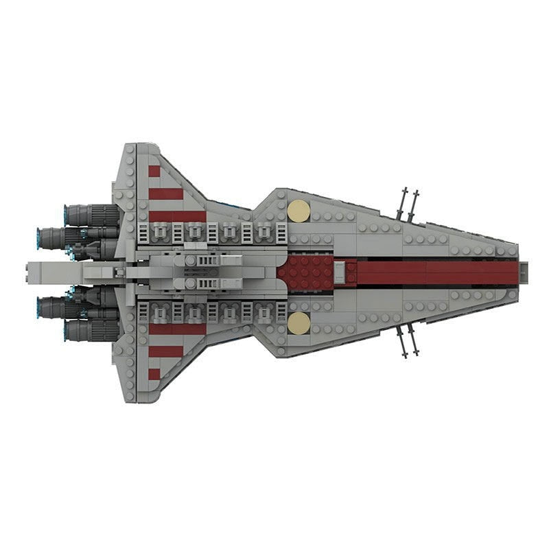 Clone Era Republic Battle Cruiser Building Kit | Sci-Fi Capital Spacecraft - 5