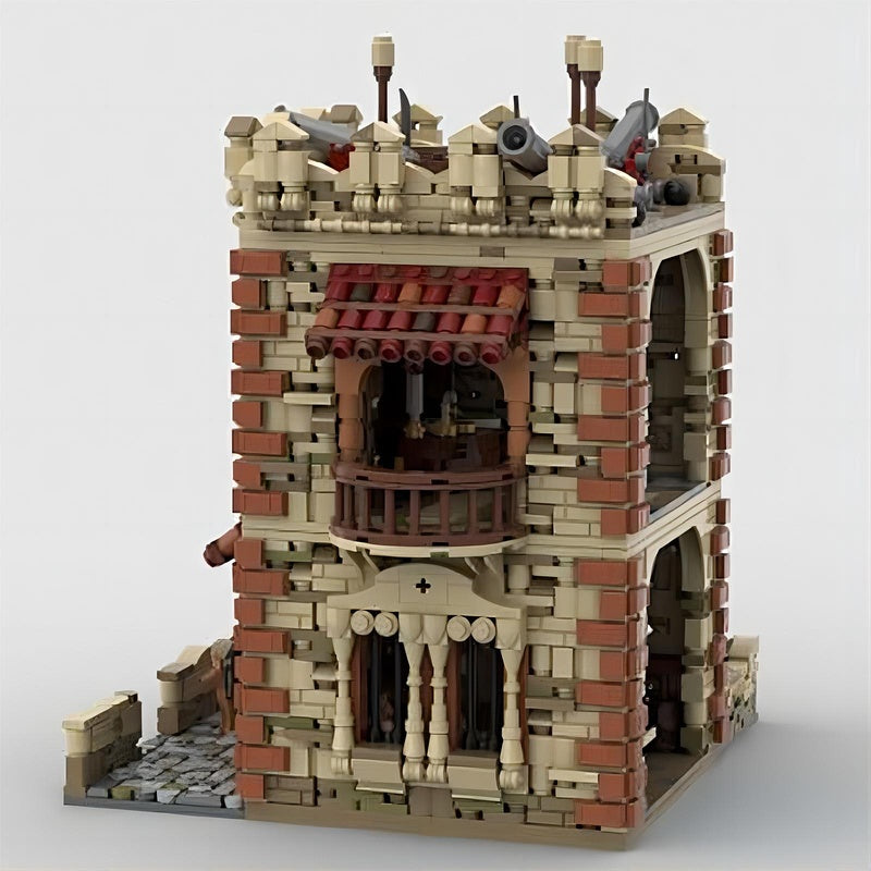 Coastal Island Fortress MOC Historic Watchtower Building Kit - 2
