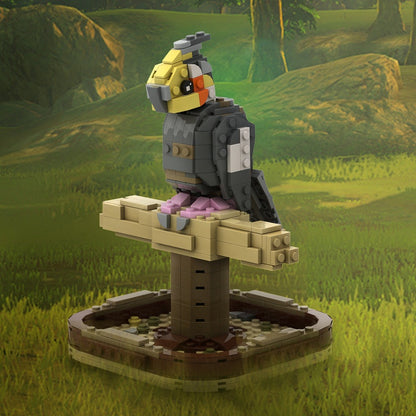 Cockatiel Bird MOC Building Kit | Exotic Parrot Display Model Set - 2