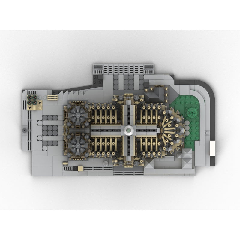Cologne Cathedral 1:800 Gothic Landmark MOC Building Kit - 5