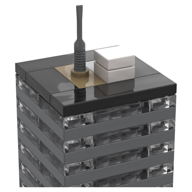 Cologne Tower 1:650 Skyscraper MOC Building Kit - 4