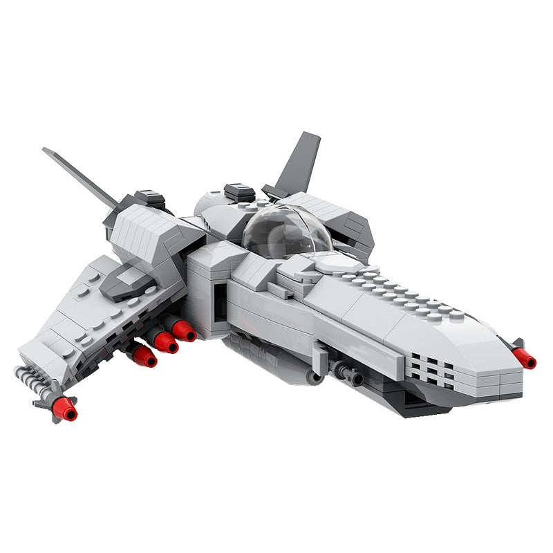 Colonial Fleet Viper Fighter Building Kit | LEGO-Compatible MOC - 4