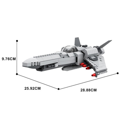 Colonial Fleet Viper Fighter Building Kit | LEGO-Compatible MOC - 5