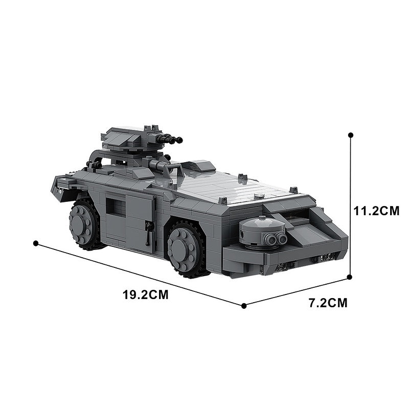 Colonial Marine APC Armored Vehicle Building Kit | LEGO-Compatible MOC - 4