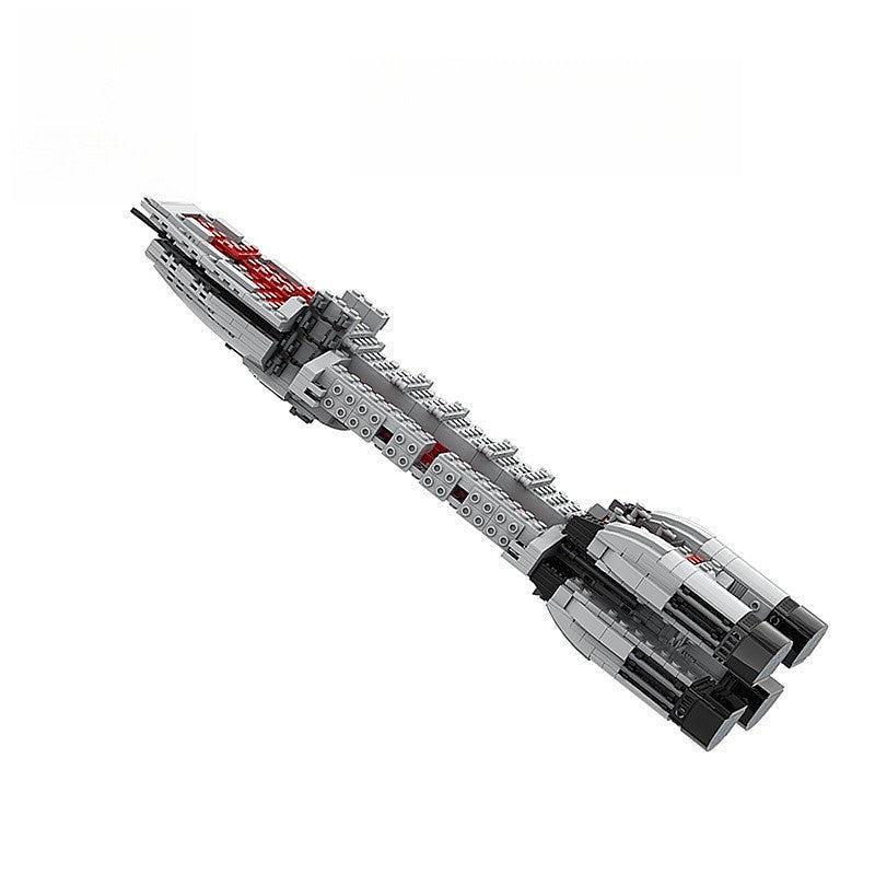 Colonial Minotaur MOC Space Gunship Building Kit | Sci-Fi Starship - 4