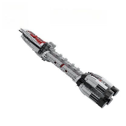 Colonial Minotaur Space Gunship Building Kit | LEGO-Compatible MOC - 4