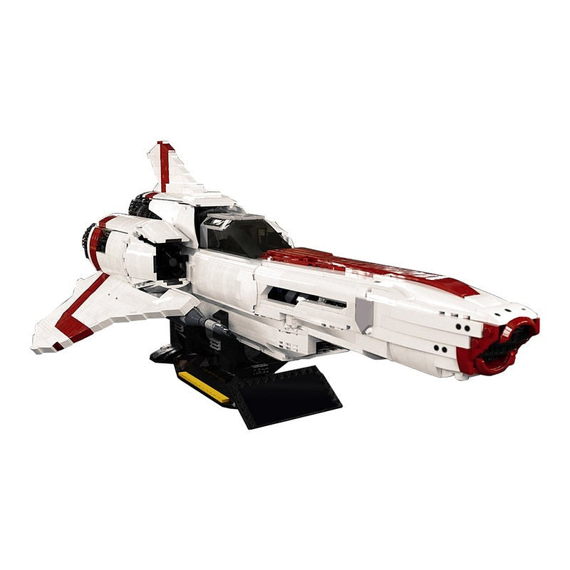 Colonial Starfighter MOC Sci-Fi Spacecraft Building Kit - 1