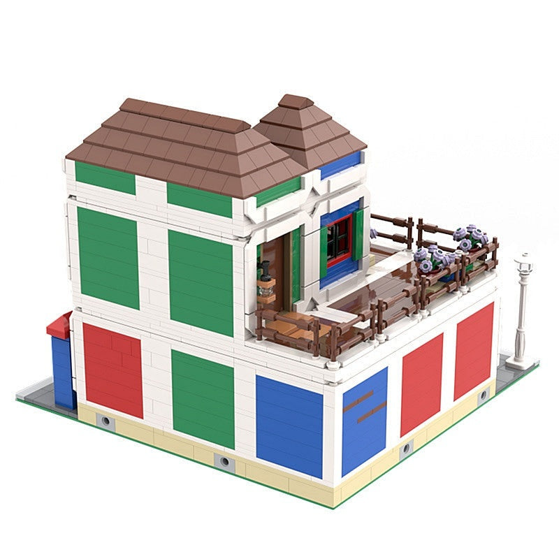 Colorful Fantasy Village House MOC Building Kit - 2