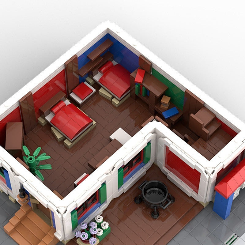 Colorful Fantasy Village House MOC Building Kit - 4