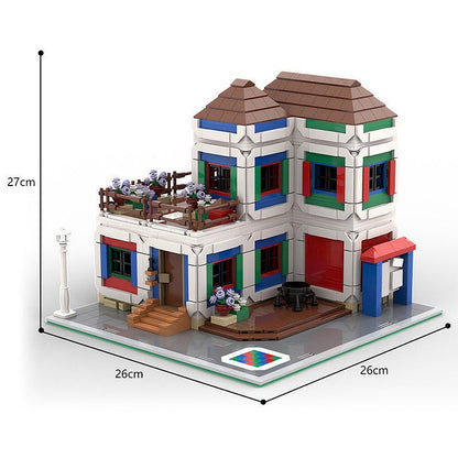 Colorful Fantasy Village House MOC Building Kit - 5