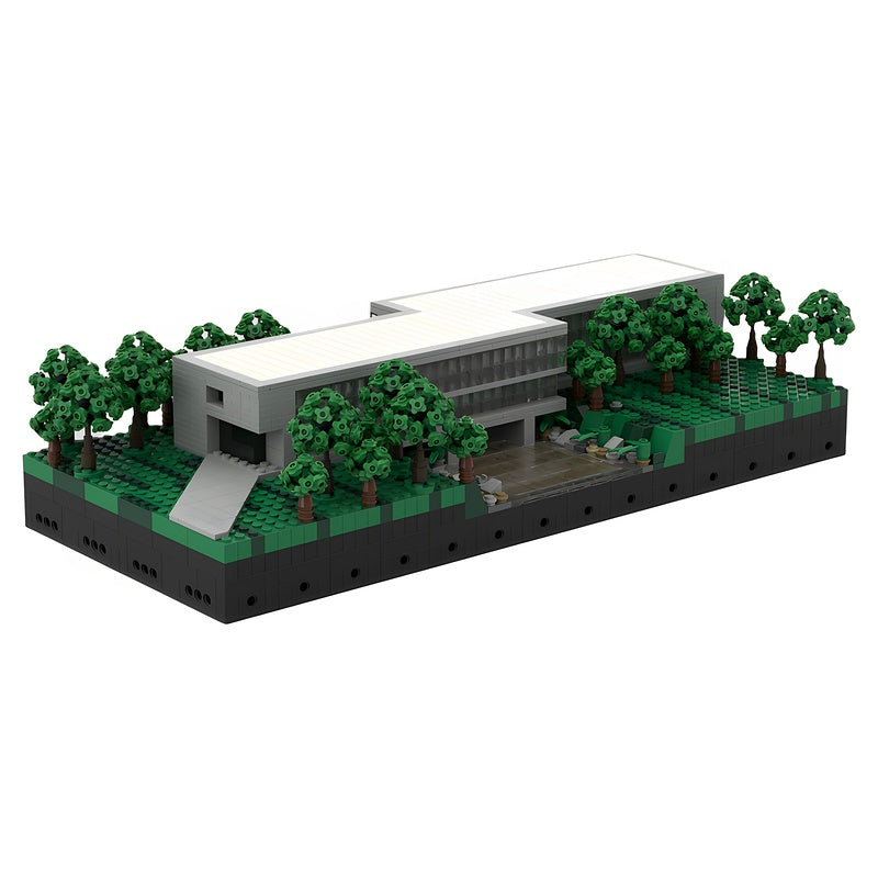 Columbus Indiana Mental Health Center 1:200 MOC Building Kit - 1