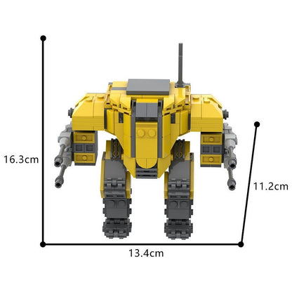 Combat Exosuit Battle Mech MOC Building Kit | Futuristic Robot Model - 3