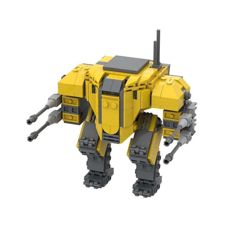 Combat Exosuit Battle Mech MOC Building Kit | Futuristic Robot Model - 4