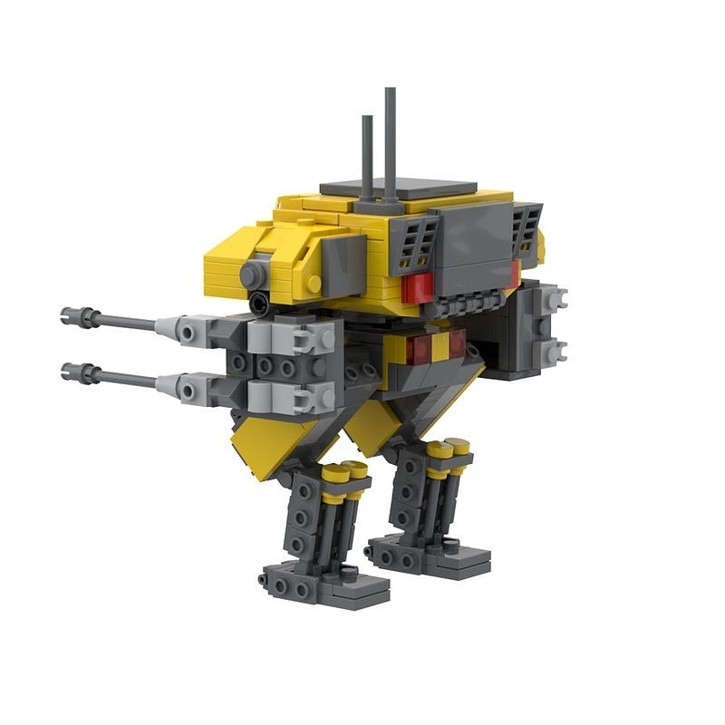 Combat Exosuit Battle Mech MOC Building Kit | Futuristic Robot Model - 6