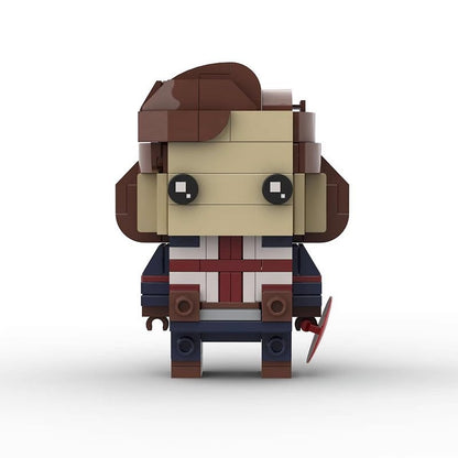 Comic Book Superhero BrickHeadz Building Kit | Cinematic Hero LEGO-Compatible MOC - 1