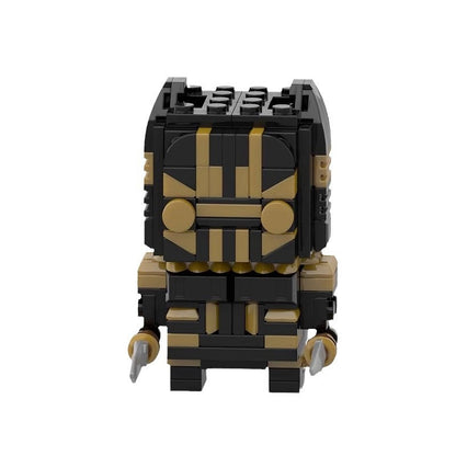 Comic Book Superhero BrickHeadz Building Kit | Cinematic Hero LEGO-Compatible MOC - 10