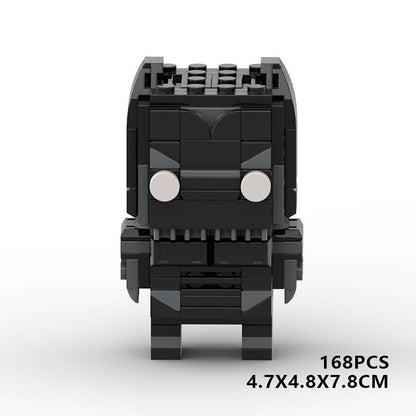 Comic Book Superhero BrickHeadz Building Kit | Cinematic Hero LEGO-Compatible MOC - 11