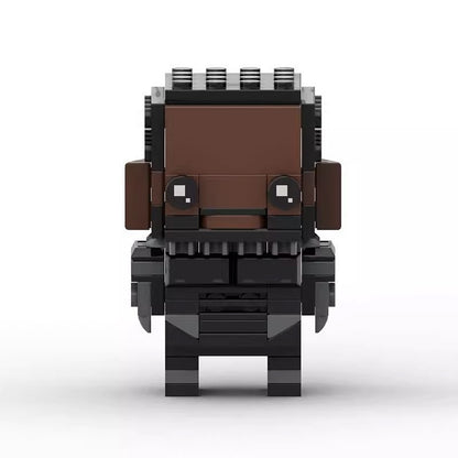 Comic Book Superhero BrickHeadz Building Kit | Cinematic Hero LEGO-Compatible MOC - 16