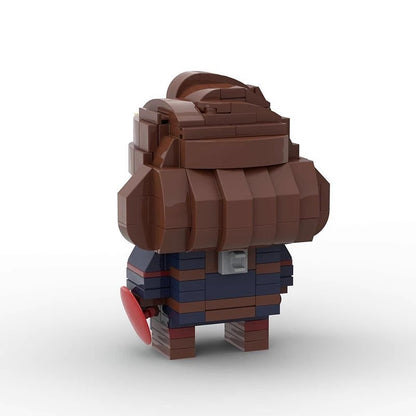 Comic Book Superhero BrickHeadz Building Kit | Cinematic Hero LEGO-Compatible MOC - 2