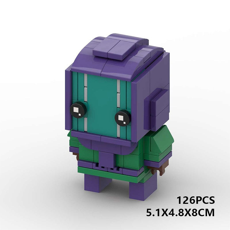 Comic Book Superhero BrickHeadz Building Kit | Cinematic Hero LEGO-Compatible MOC - 3