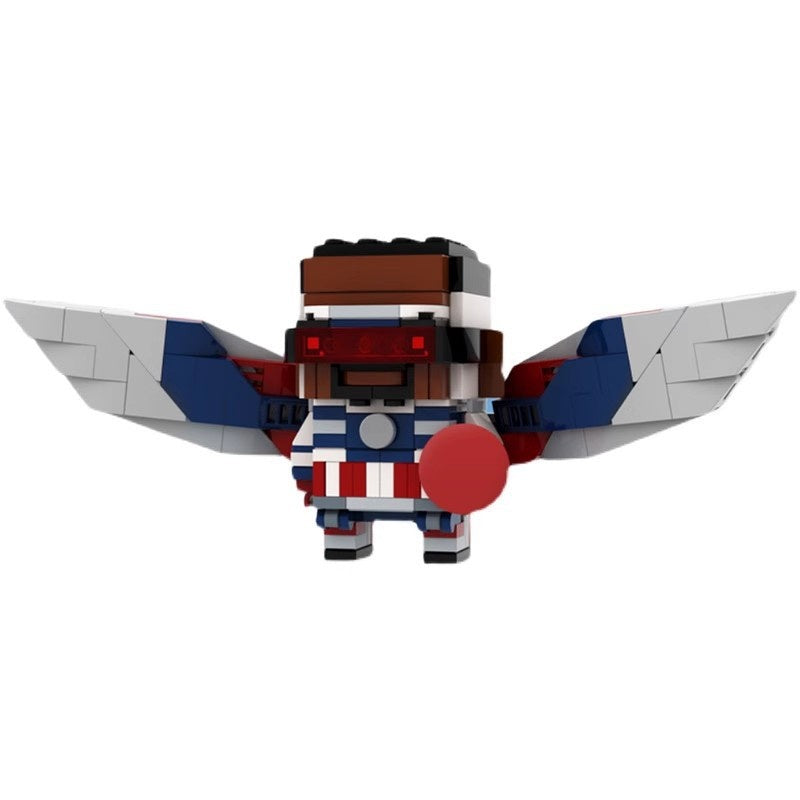 Comic Book Superhero BrickHeadz Building Kit | Cinematic Hero LEGO-Compatible MOC - 4