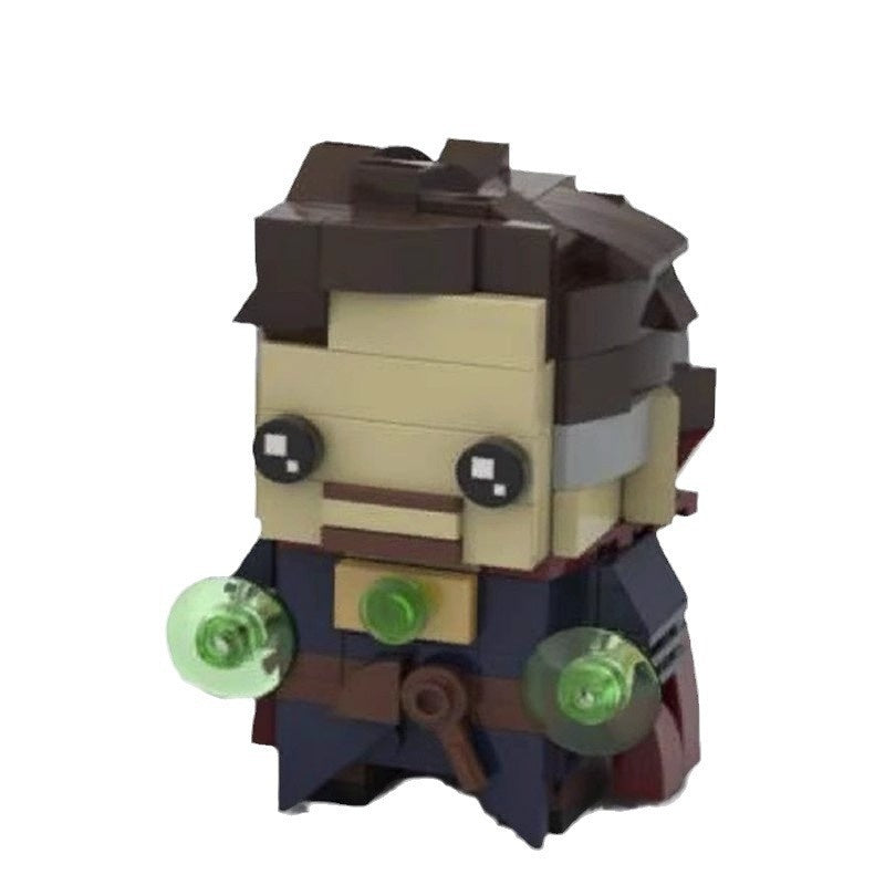 Comic Book Superhero BrickHeadz Building Kit | Cinematic Hero LEGO-Compatible MOC - 4