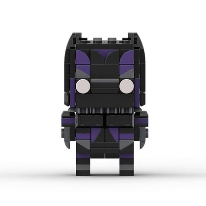 Comic Book Superhero BrickHeadz Building Kit | Cinematic Hero LEGO-Compatible MOC - 8