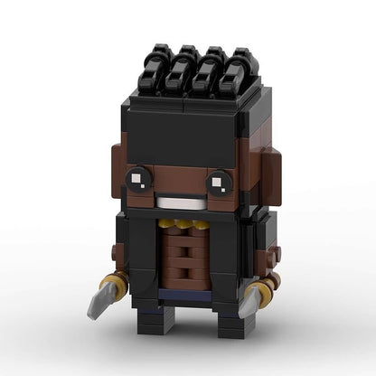 Comic Book Superhero BrickHeadz Building Kit | Cinematic Hero LEGO-Compatible MOC - 9