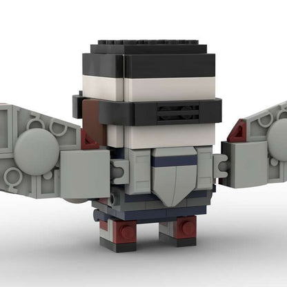 Comic Soldier Hawk and Winter Hero Building Kit | LEGO-Compatible MOC - 15