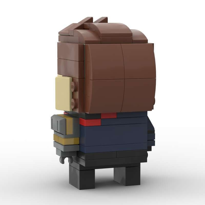 Comic Soldier Hawk and Winter Hero Building Kit | LEGO-Compatible MOC - 27