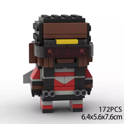 Comic Soldier Hawk and Winter Hero Building Kit | LEGO-Compatible MOC - 4