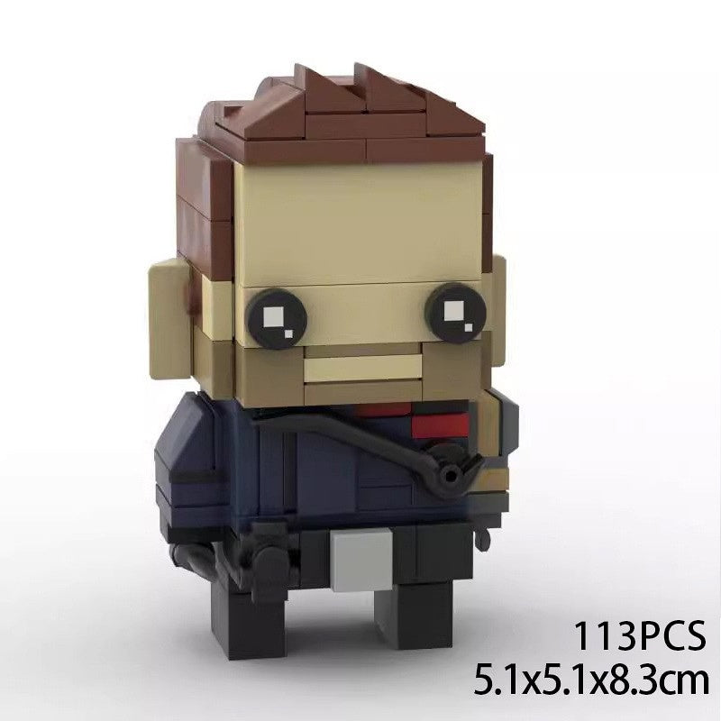 Comic Soldier Hawk and Winter Hero Building Kit | LEGO-Compatible MOC - 8