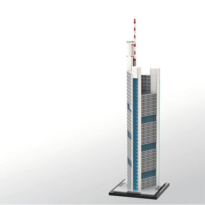 Commerzbank Tower Frankfurt Skyscraper Building Kit | 1:800 Scale Build MOC - 1