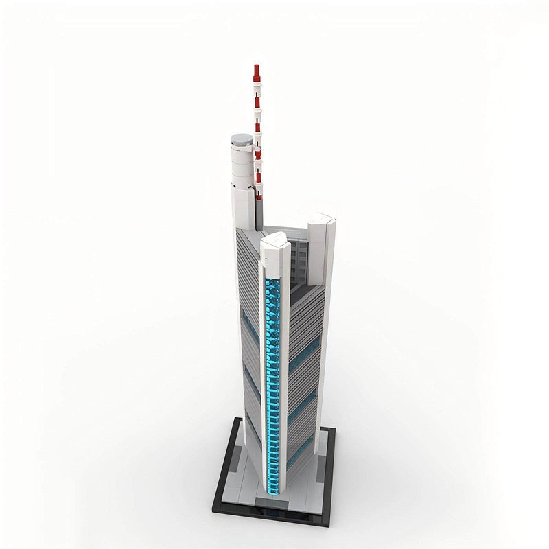 Commerzbank Tower Frankfurt Skyscraper Building Kit | 1:800 Scale Build MOC - 2