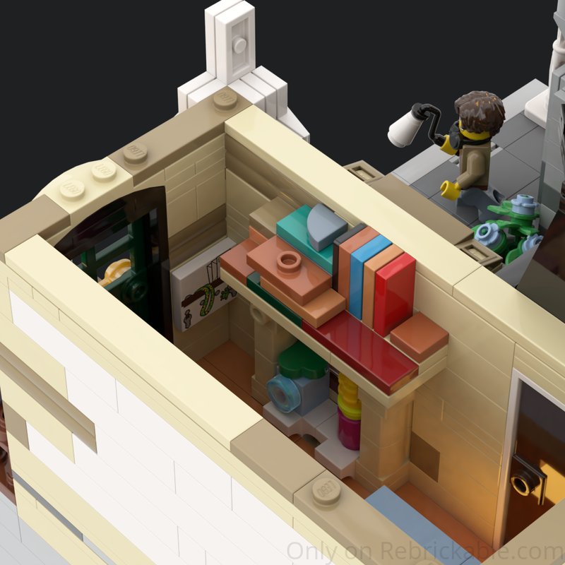 Community Square Building Kit | Compatible MOC - 4