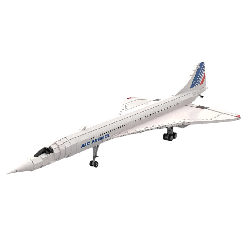 Concorde Aircraft MOC Building Kit | 1:72 Scale | LEGO-Compatible MOC - 1