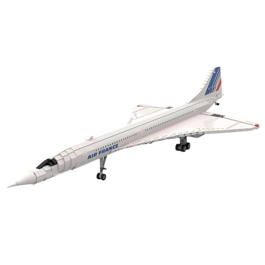 Concorde Aircraft MOC Building Kit | 1:72 Scale | LEGO-Compatible MOC - 1